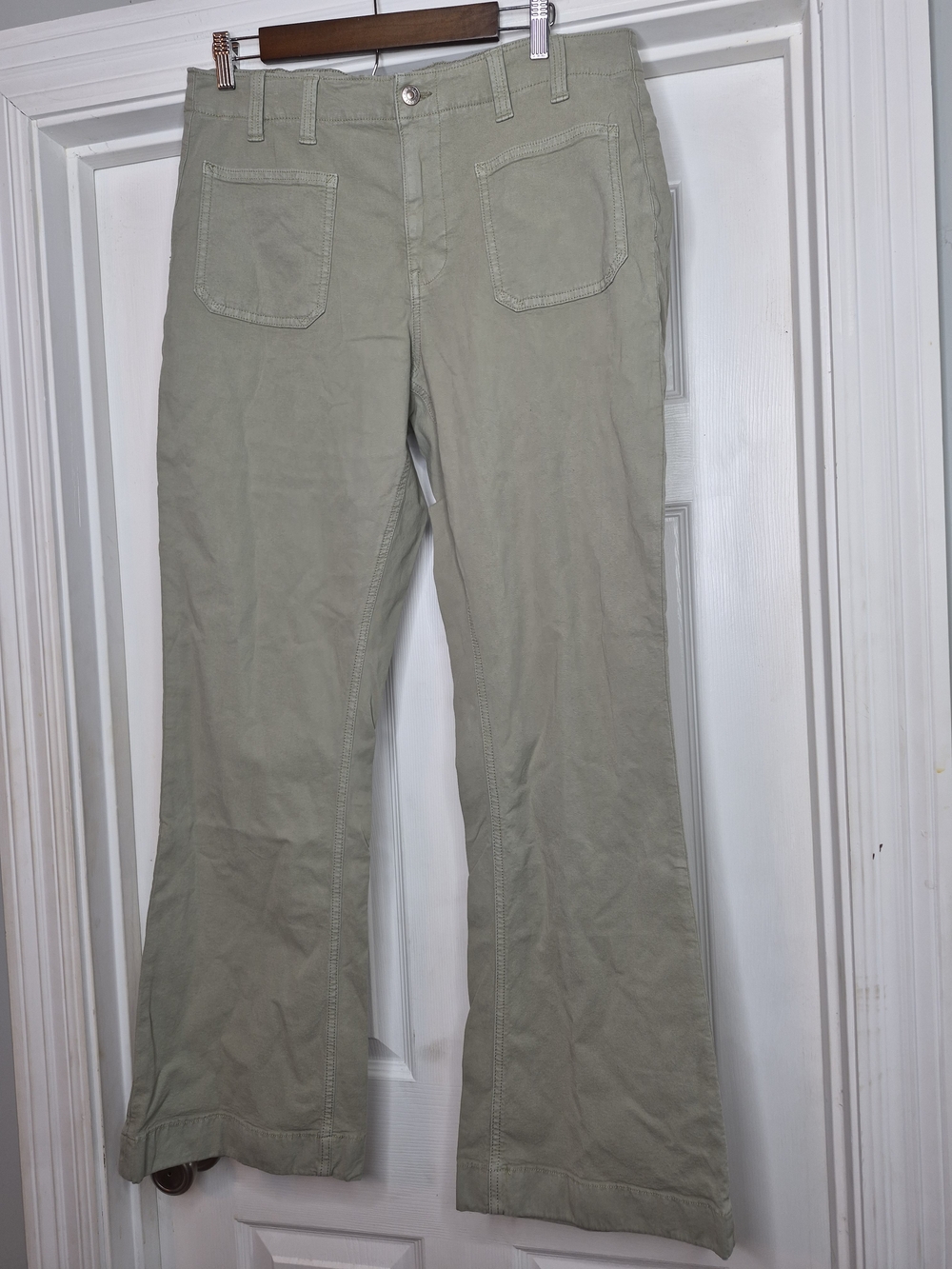 American Eagle light olive Classic Boot pants 12L